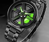 Luxury Stainless Steel Wheel Watch